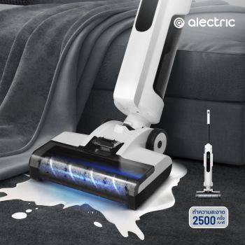 Alectric  Wet & Dry Vacuum Cleaner เครื่องดูดฝุ่นไร้สาย ดูดน้ำ ล้าง ถู 3in1 แรงดูด 5,500Pa รุ่น V-Pro - รับประกัน 3 ปี